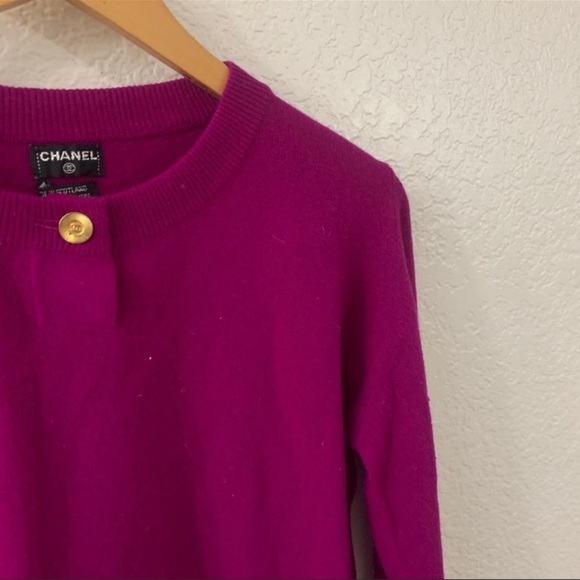 Vintage Chanel Cashmere Pullover Sweater - Picture 5 of 8